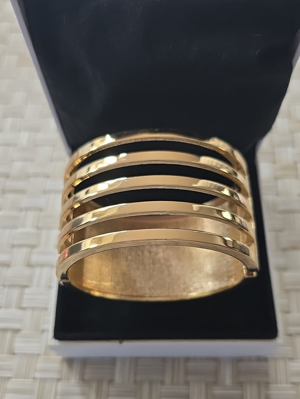 Gold Multi-Band Women's Cuff Bracelet